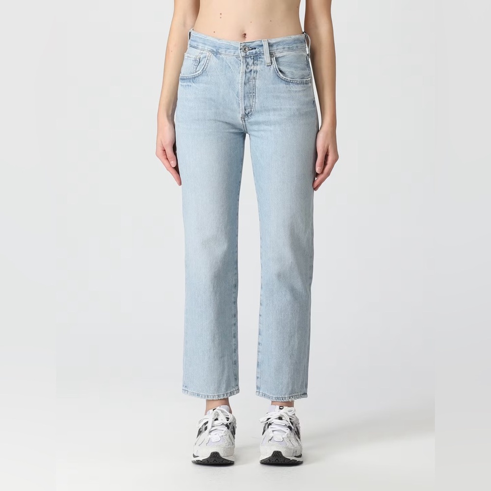 Citizens of Humanity Emery Crop a premium vintage high rise relaxed jeans